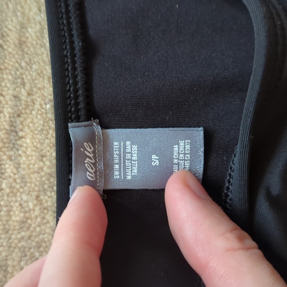 Aerie S Black Strappy Bikini - Picture 9 of 11